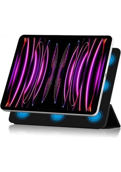 iPad Pro 12.9 Pu Deri Manyetik Kapatma Üç Katlı Stand Çevirme Koruyucu Tablet Kılıfı (Yurt Dışından) indirimleri