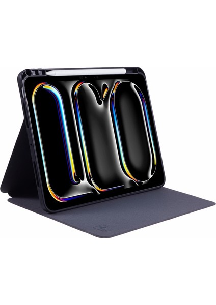 iPad Pro 13 (2024) Pu Deri Tpu Destekli Standlı Turuncu Tablet Kılıfı (Yurt Dışından)