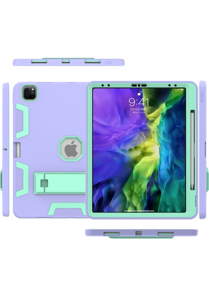 iPad Pro 12.9 (2022 2021 2020 2018) Silikon Pc Standı Koruyucu Tablet Kılıfı (Yurt Dışından) modelleri