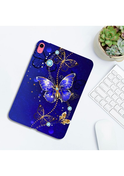iPad 10.9 (2022) Tpu Desen Baskı Ince Koruyucu Tablet Kılıfı (Yurt Dışından) modelleri