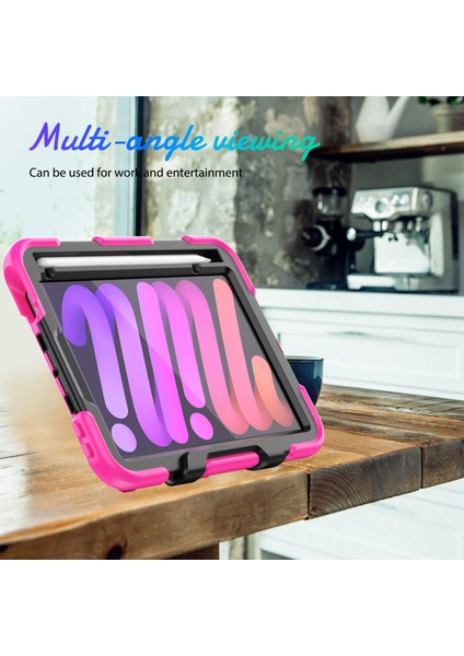 iPad Mini (2021) Pc Silikon Çizilmeye Dayanıklı Standı Tablet Kılıfı (Yurt Dışından) fırsatları