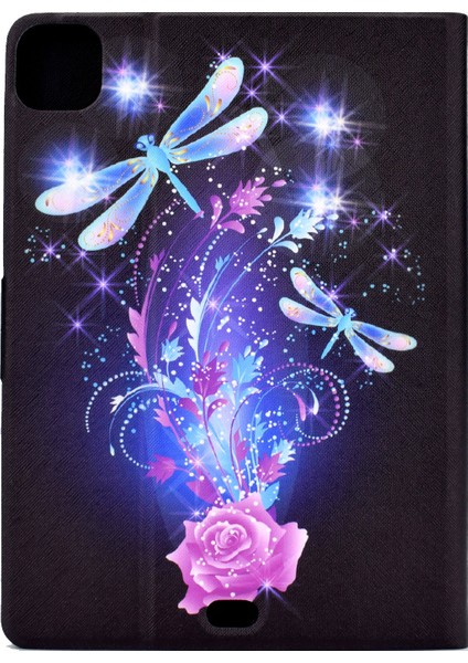 iPad Pro 11 (2022 2018 2020 2021) IPAD Air 11 (2024) Pu Deri Stand Yusufçuk Tablet Kılıfı (Yurt Dışından)