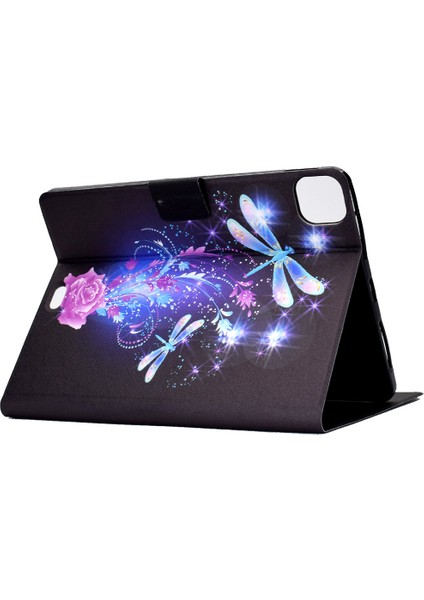 iPad Pro 11 (2022 2018 2020 2021) IPAD Air 11 (2024) Pu Deri Stand Yusufçuk Tablet Kılıfı (Yurt Dışından)