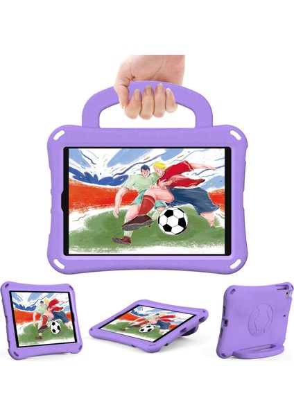 iPad Mini 2 3 4 mini (2019) Stand Futbol Desenli Eva Sert Tablet Kılıfı (Yurt Dışından)