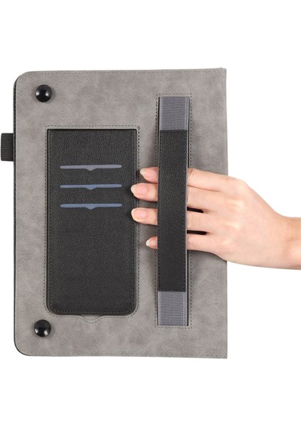 iPad 10.9 (2022) Pu Deri Flip Kart Yuvası Lacivert Tablet Kılıfı (Yurt Dışından)