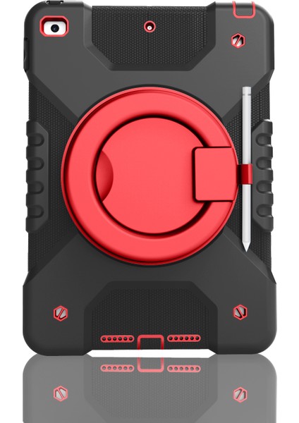 iPad 10.2 (2019 2020 2021) 360 Derece Dönebilen Stand Tamı Pc Silikon Hibrit ve Omuz Askısı Tablet Kılıfı (Yurt Dışından) modelleri