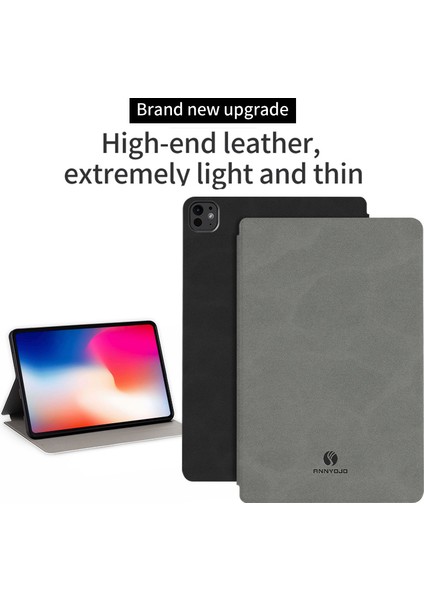 iPad Pro 11 (2024) Stand Pu Deri Tablet Kılıfı (Yurt Dışından)
