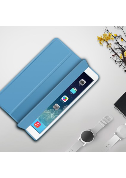 iPad 10.2 (2019 2020 2021) Üç Katlı Stand Akıllı Uyandırma uyku Deri (Apple Pencil Depolama Oluklu) Tablet Kılıfı (Yurt Dışından) fiyatları
