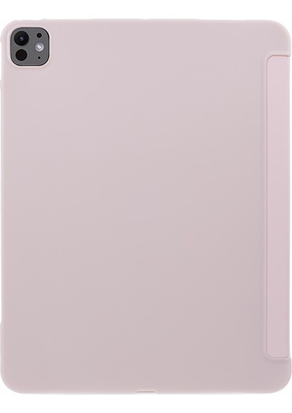 iPad Pro 13 (2024) Üç Katlı Standlı Deri Petek Tamı Tablet Kılıfı (Yurt Dışından)