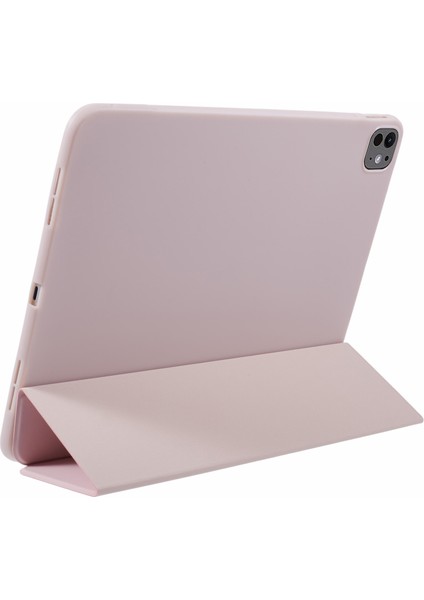 iPad Pro 13 (2024) Üç Katlı Standlı Deri Petek Tamı Tablet Kılıfı (Yurt Dışından)