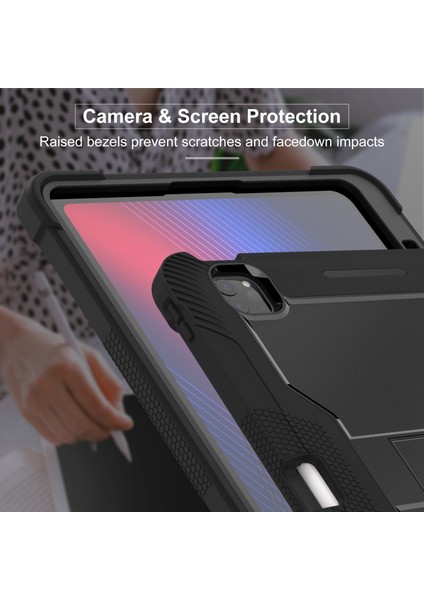 iPad Pro 13 (2024) Silikon Kalem Tutuculu Pc Tablet Kılıfı (Yurt Dışından) fırsatları