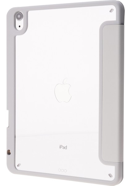 Otomatik Uyandırma uyku Standı Pu Deri iPad Air 11 (2024) AIR (2022 2020) BEJ Tablet Kılıfı (Yurt Dışından)