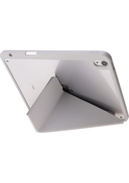 Otomatik Uyandırma uyku Standı Pu Deri iPad Air 11 (2024) AIR (2022 2020) BEJ Tablet Kılıfı (Yurt Dışından)