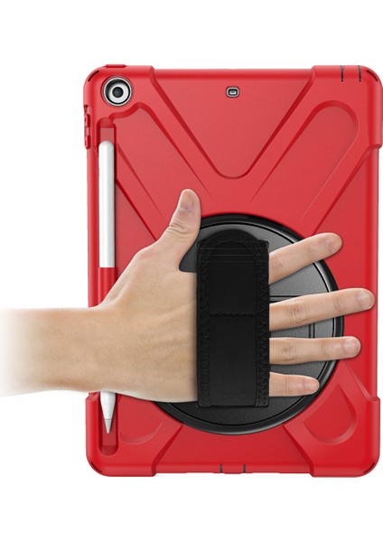 X Shape Pc Tpu iPad Birleşik 9 7 Inç (2018 2017) El Askılı 360 Derece Döner Destek Standı) Tablet Kılıfı (Yurt Dışından) modelleri