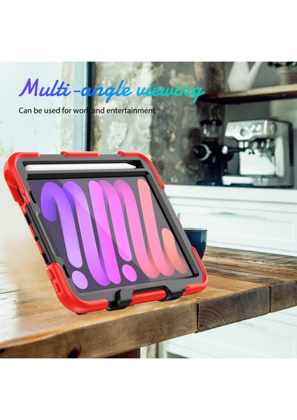 Silikon Pc Hibrit iPad Mini (2021) Standlı Koruyucu (2021) Tablet Kılıfı (Yurt Dışından)