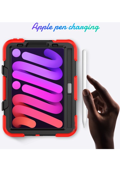 Silikon Pc Hibrit iPad Mini (2021) Standlı Koruyucu (2021) Tablet Kılıfı (Yurt Dışından)