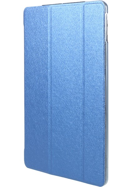 iPad 10.2 Ince (2019 2020 2021) Pu Deri Ipek Dokulu Otomatik Uyku uyandırma Fonksiyonlu Üç Katlı Stand Koruyucu Tablet Kılıfı (Yurt Dışından) fiyatları