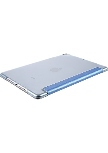 iPad 10.2 Ince (2019 2020 2021) Pu Deri Ipek Dokulu Otomatik Uyku uyandırma Fonksiyonlu Üç Katlı Stand Koruyucu Tablet Kılıfı (Yurt Dışından) indirimleri