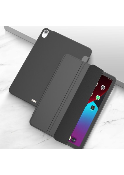 iPad Air (2020 2022) Üç Katlı Stand Pu Deri Tpu Tablet Kılıfı (Yurt Dışından)