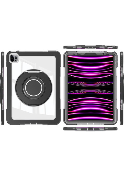 iPad Pro 11 (2022 2021 2020) AIR (2022 2020) Döner Standı Pc Silikon Düşmeyi Önleyici Tablet Kılıfı (Yurt Dışından) indirimleri