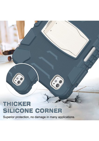 iPad Pro 11 (2024) Pc Silikon stand Peygamber Çiçeği Tablet Kılıfı (Yurt Dışından) modelleri