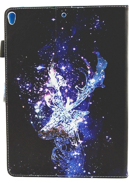 Desenli Deri Standlı iPad Air 10.5 Inç (2019) Akıllı Flip Yıldız Geyik Tablet Kılıfı (Yurt Dışından) fiyatları
