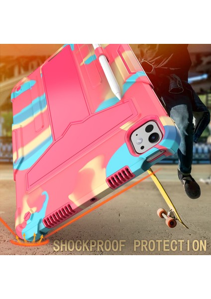 iPad Pro 11 (2024) Pc Silikon T Şekilli stand Camo Rose Tablet Kılıfı (Yurt Dışından) indirimleri