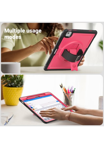 iPad Air 13 (2024) Stand Case Pc Tpu Omuz Askılı Tablet Kılıfı (Yurt Dışından)