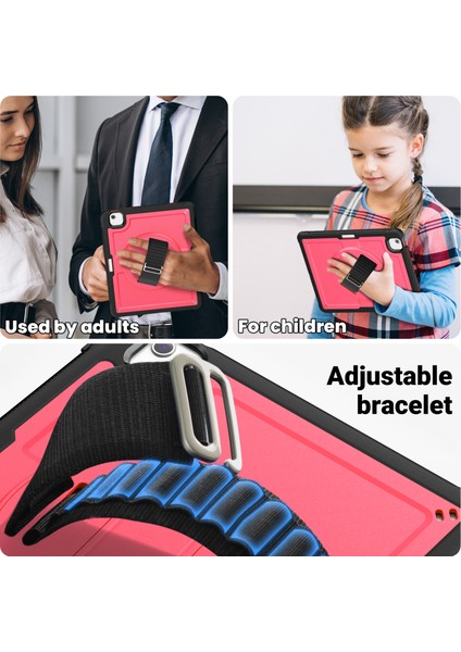 iPad Air 13 (2024) Stand Case Pc Tpu Omuz Askılı Tablet Kılıfı (Yurt Dışından)