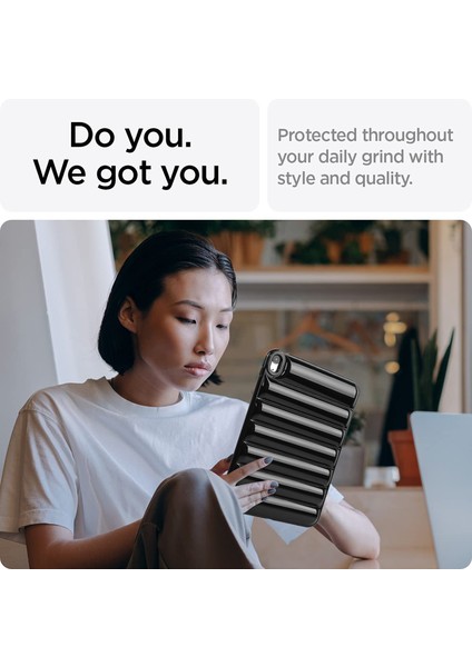 Aşağı Ceket Dokusu Yumuşak Tpu iPad Air (2020 2022) Tablet Kılıfı (Yurt Dışından)