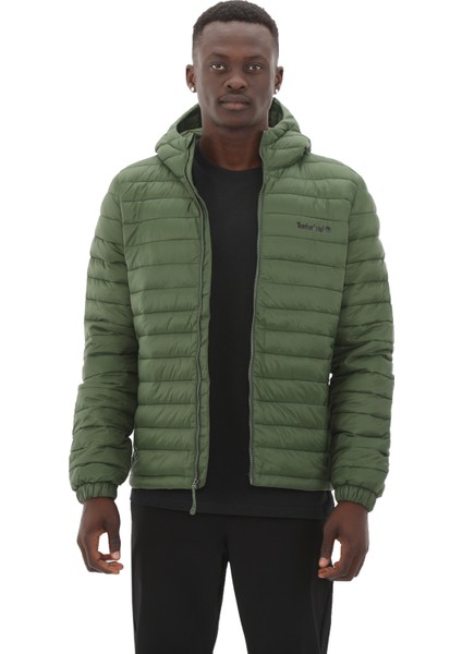 TB0A625KEIN1 Timberland Axıs Peak Durable Water Repellent Hooded Erkek Ceket Yeşil