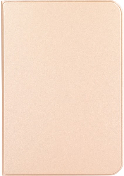 Çizilmez Düz Renk Pu Deri Koruyucu Folyo Apple iPad Mini (2021) MINI 6 Gold Tablet Kılıfı (Yurt Dışından)