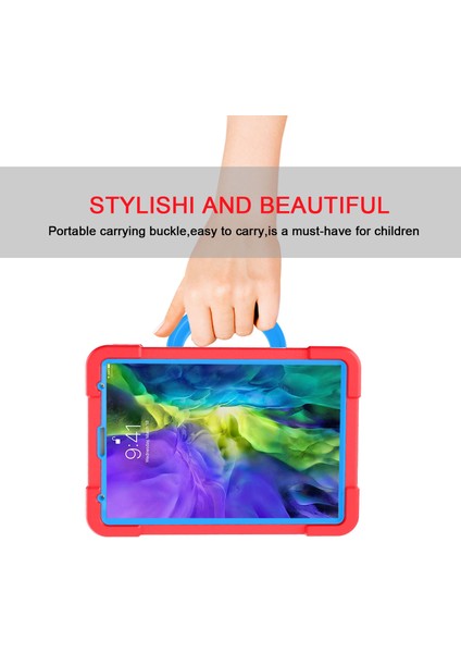 Forestl Digital Apple iPad Pro 11 Inç (2022 2021 2020) 360 Derece Dönebilen Tekme Standı Pc Tpu Hibrit Tablet Kılıfı (Yurt Dışından)