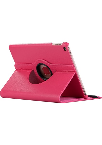 iPad 9.7 (2018 2017) Litchi Tahıl 360 Derece Döner Stand Akıllı Deri Tablet Kılıfı (Yurt Dışından)