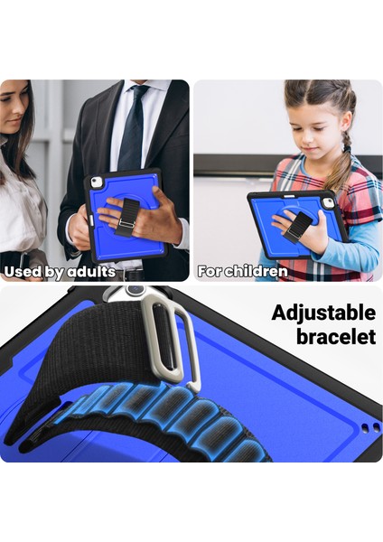 iPad Air 13 (2024) Stand Case Pc Tpu Omuz Askılı Tablet Kılıfı (Yurt Dışından)