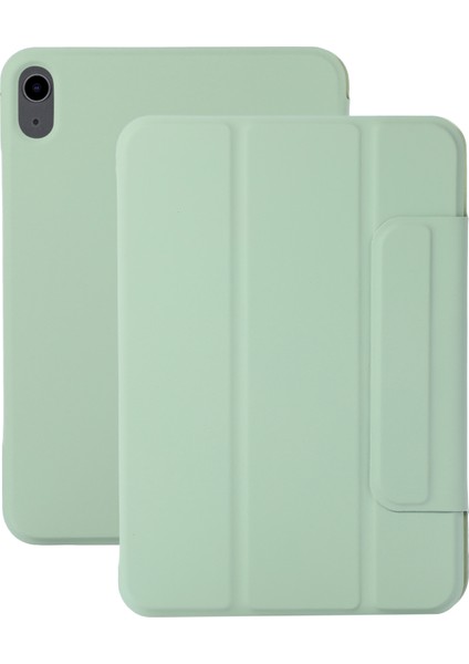 Manyetik Emme Tamlı Deri Stand iPad Mini (2021) Tablet Kılıfı (Yurt Dışından)