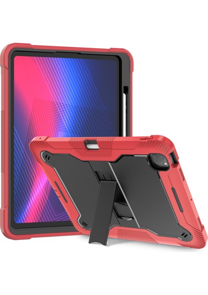 iPad Pro 13 (2024) Silikon Pc Kalem Tutuculu Tablet Kılıfı (Yurt Dışından)