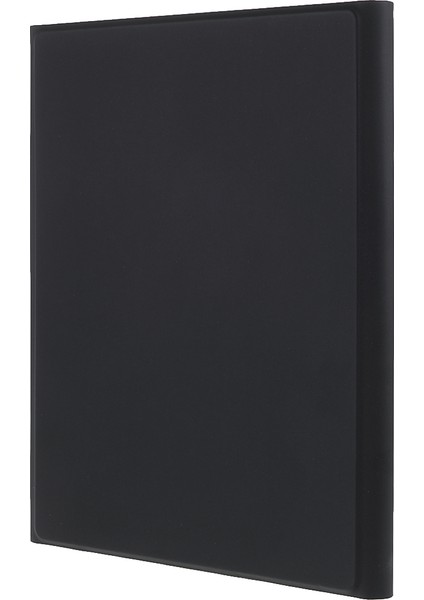 Kablosuz Dokunmatik Bluetooth Klavye Cilt Hissi Deri iPad 10.2 Standı (2019 2020 2021) SIYAH Tablet Kılıfı (Yurt Dışından)