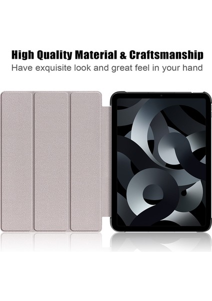 iPad 10.9 (2022) Pu Üç Katlı Stand Tam Vücut Koruyucu Otomatik Uyandırma uyku Tablet Kılıfı (Yurt Dışından) fiyatları