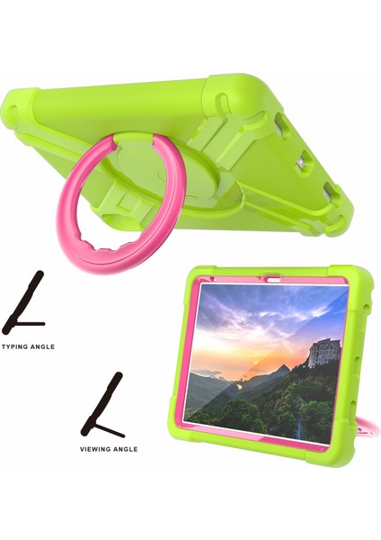 iPad 10.9 (2022) 360 Derece Dönme Tekme Standı Askeri Koruması Pc Tpu Çim i Tablet Kılıfı (Yurt Dışından) indirimleri