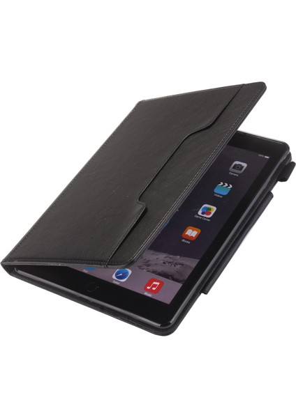 Metal Toka Cüzdan Standı iPad 10.2 (2019 2020 2021) Kalem Yuvalı Deri Akıllı Tablet Kılıfı (Yurt Dışından)