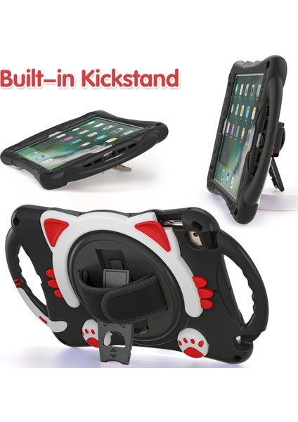 360 Derece Dönebilen Dahili Standı Pc Saplı Silikon iPad Mini El Tutacağı (2019) 7 9 Inç mini 4 3 2 1 Tablet Kılıfı (Yurt Dışından) fırsatları