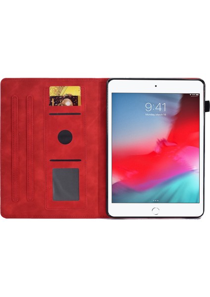 iPad Mini 2 3 4 mini (2019) Deri Çiçek Desenli Baskılı Dikiş Kart Tutucu Standı ile Tablet Kılıfı (Yurt Dışından) fırsatları