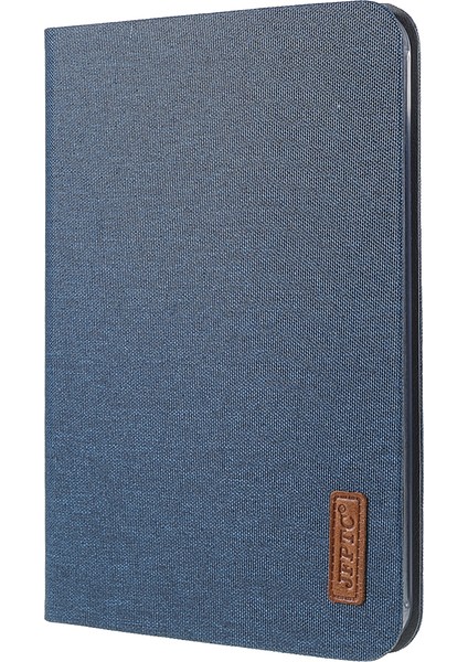 Jfptc Kumaş Dokusu Otomatik Emilmiş Pu Deri Koruyucu iPad Mini (2021) Tablet Kılıfı (Yurt Dışından)