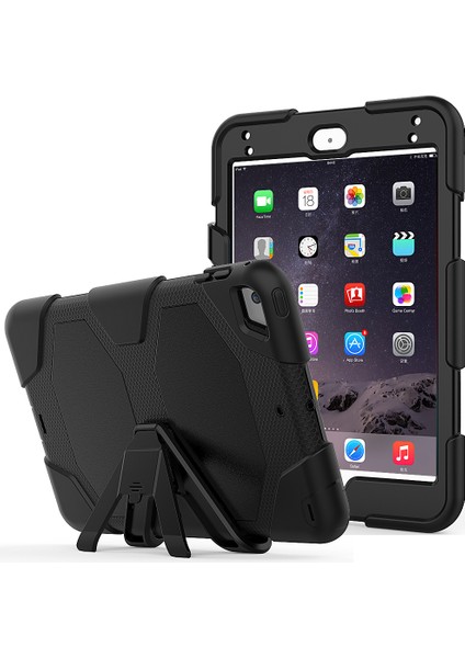 iPad Mini (2019) Askeri Hizmet Silikon Pc Combo (stand) 7 9 Inç mini 4 3 2 1 Tablet Kılıfı (Yurt Dışından)