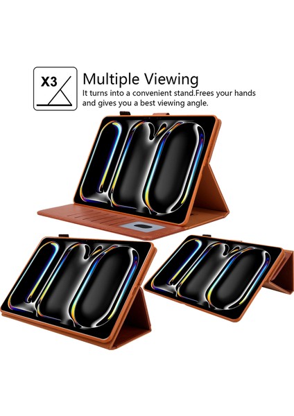 iPad Pro 11 (2024) El Askısı Deri Akıllı Tablet Kılıfı (Yurt Dışından) indirimleri