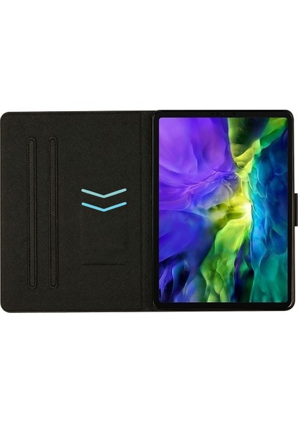 iPad Pro 11 Çift Ekleme Standı Kart Tutucu Deri Otomatik Uyandırma uyku Tablet Kılıfı (Yurt Dışından)