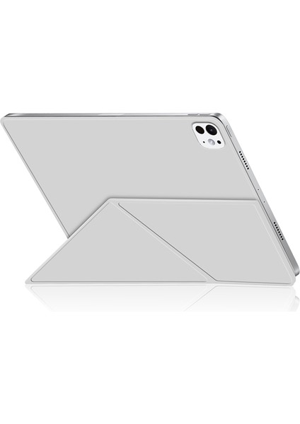 iPad Pro 11 (2024 M4) Manyetik Eklenti Pu Deri Origami Standı Tablet Kılıfı (Yurt Dışından) modelleri