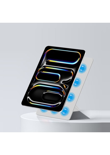 iPad Pro 11 (2024 M4) Manyetik Eklenti Pu Deri Origami Standı Tablet Kılıfı (Yurt Dışından) fırsatları