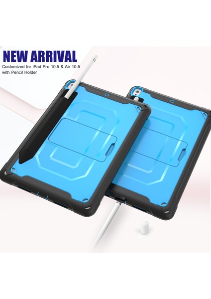 Pc Tpu iPad Air 10 5 Inç (2019) Standlı Hibrit Koruyucu Tablet Kılıfı (Yurt Dışından)
